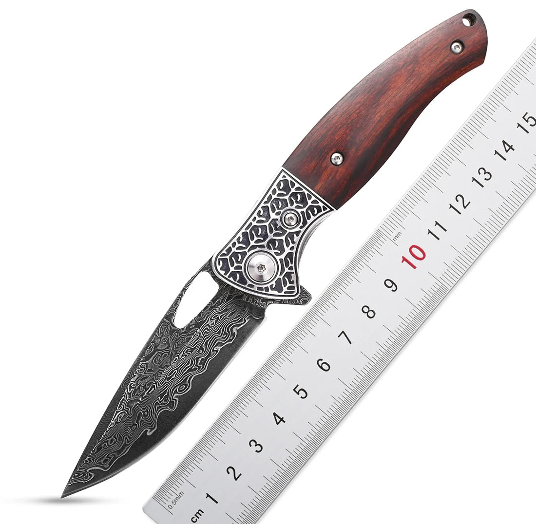 Steel Folding Knife, VG10 Core Blade