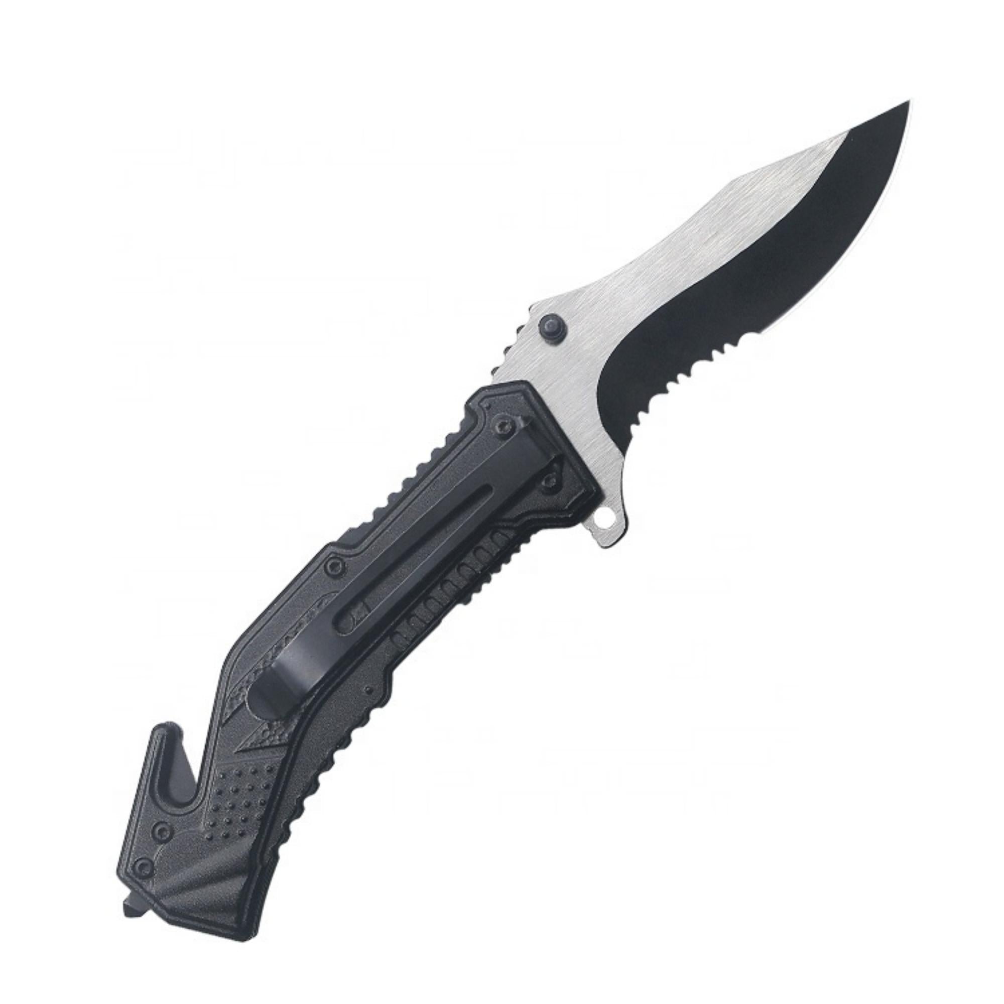 Pocket Knife with Clip Folding Knife Tactical Knife ( 5-in-1 )