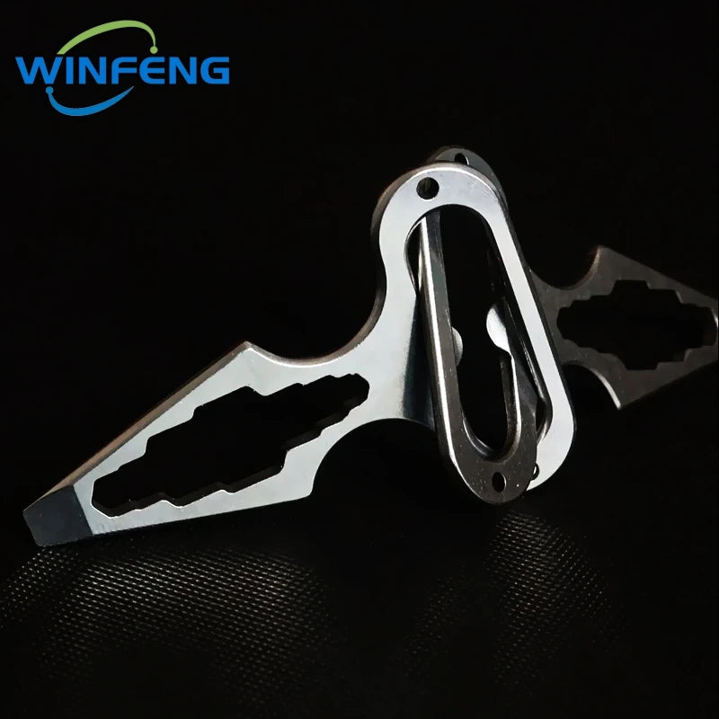 Self Defense Weapons Outdoor EDC Survival Tool Personal Defence Keychian Stinger Bottle Opener Combination Wrench for Men Women