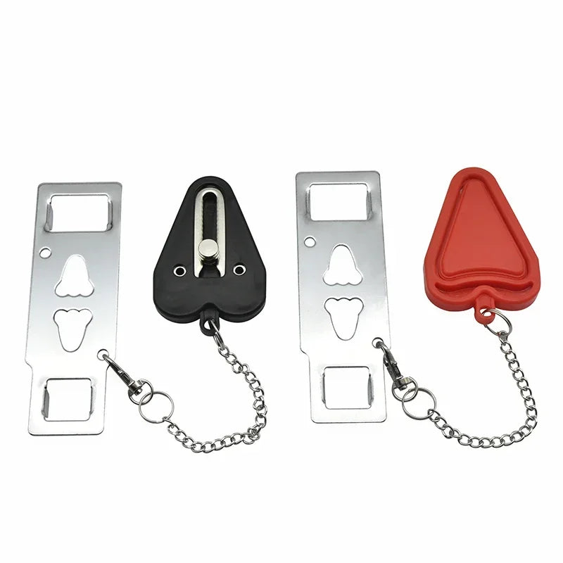 Portable Anti-Theft Door Stopper Lock for Travel & Home Security