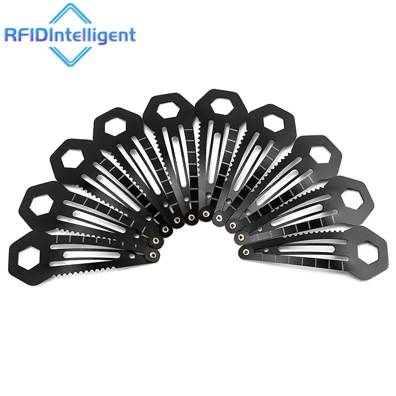 Multifunctional Stainless Steel Hair Clip Defense Keychain