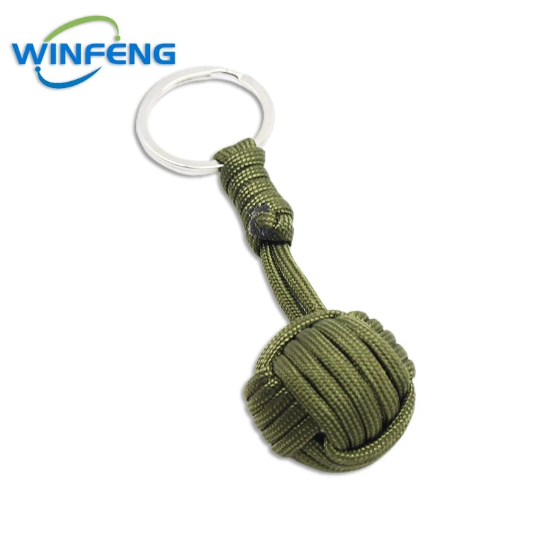 Self Defense Lanyard Monkey Fist Keychain